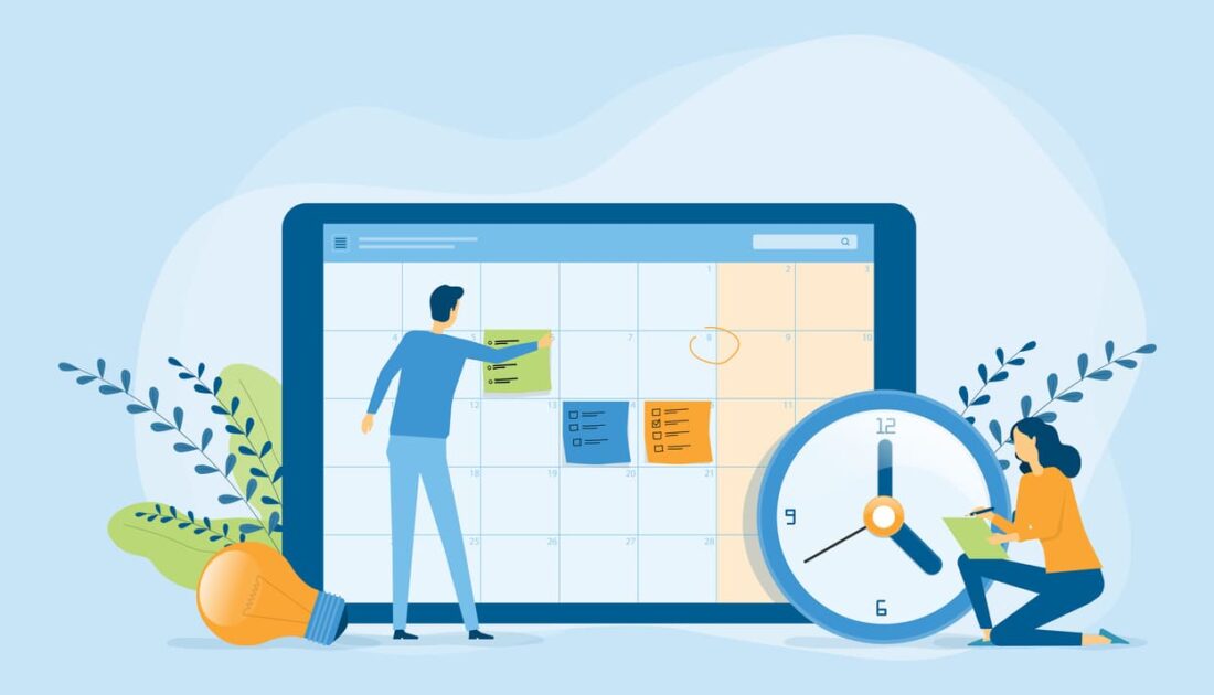Faire un planning pour être productif