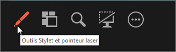 Capture d'écran sur L’outil “stylet et pointeur laser”