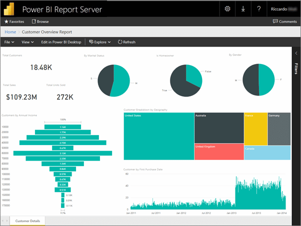 Création de rapports grâce à powerquery