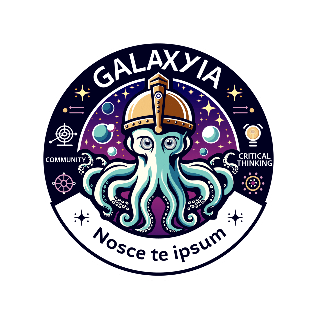 logo galaxyia fond transparent