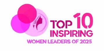 top 10 inspiring women leaders of 2025 logo