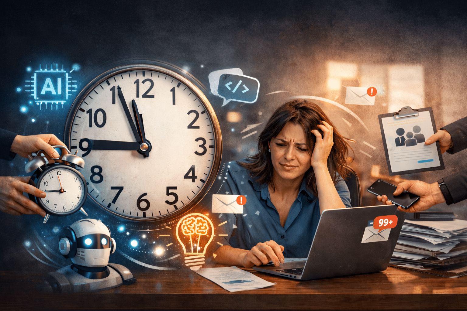 Time management and AI : saving hours is not enough