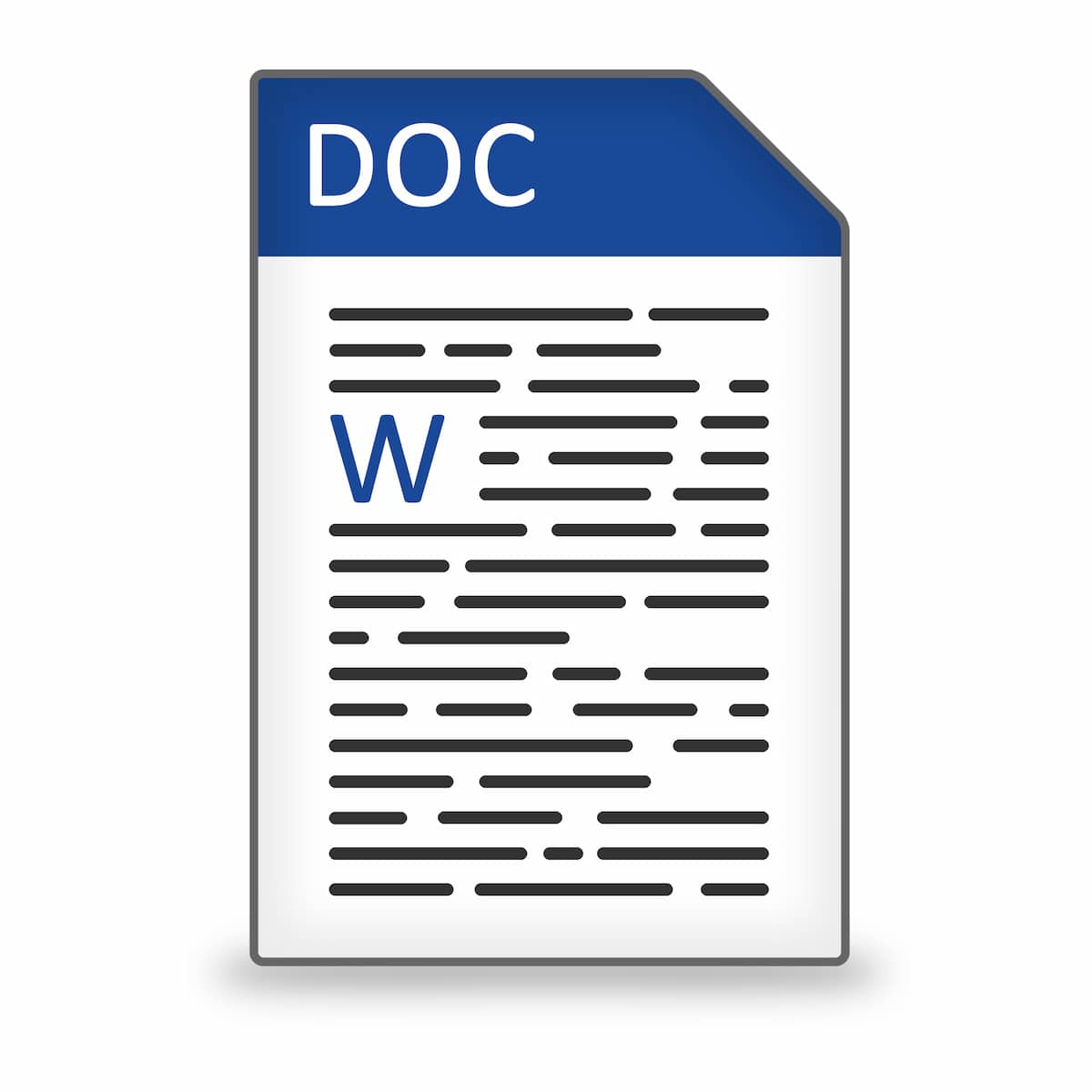 Image d'un document word